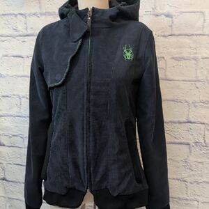 Spyder Women's Midnight Blue Corduroy Jacket w/ Zip Pockets Size XS